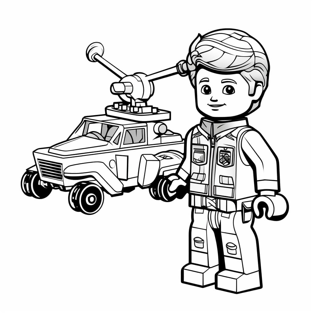 Lego City Undercover Coloring Pages